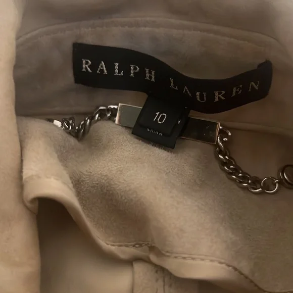 Ralph Lauren 100% goat suede jacket gently worn
